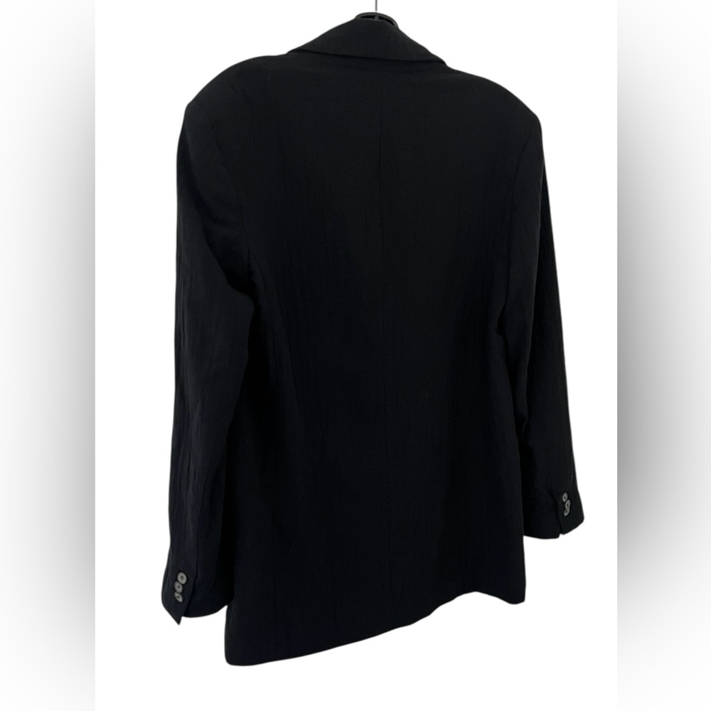 ZARA Blazer Relaxed Fit Lightweight In Black Size XS - Picture 8 of 16